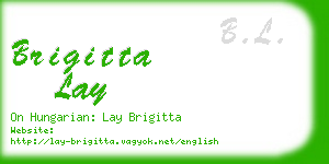 brigitta lay business card